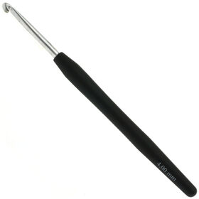Lana Grossa Virkkuukoukku Soft Grip alumiini 4,0mm