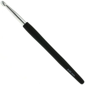 Lana Grossa Virkkuukoukku Soft Grip alumiini 6,0mm