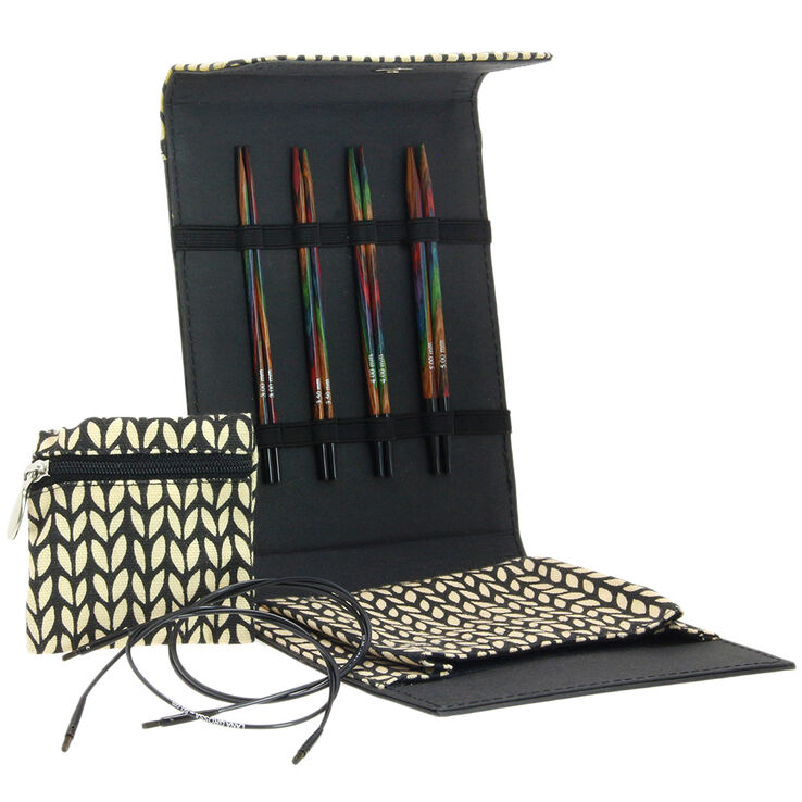 Lana Grossa Pyöröpuikkosetti Design-puu Multicolor pieni (musta)