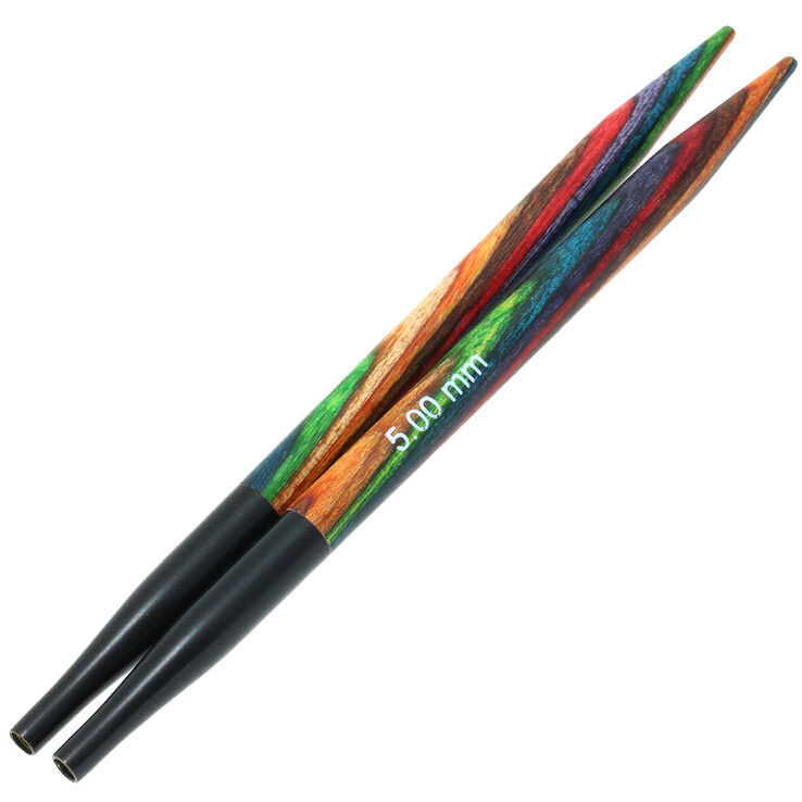 Lana Grossa Vaihtopäät Vario Design-puu Multicolor 5,0mm, lyhyet