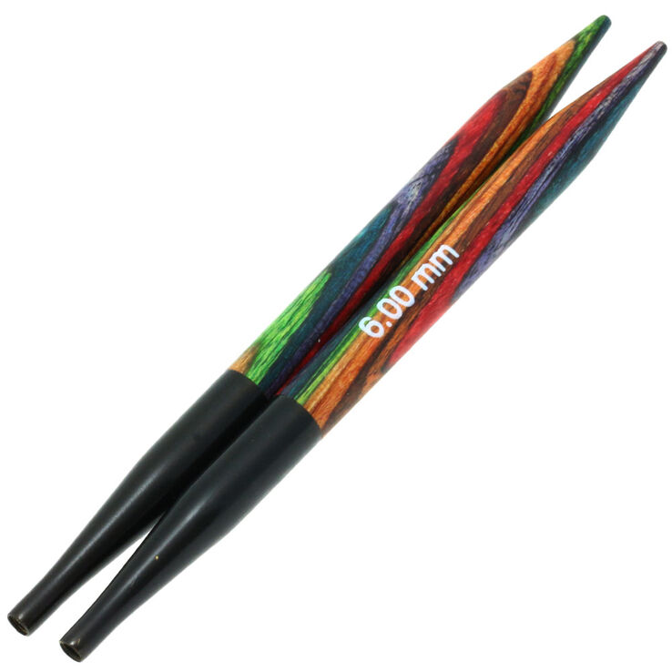 Lana Grossa Vaihtopäät Vario Design-puu Multicolor 6,0mm, lyhyet