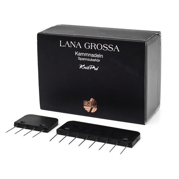 Lana Grossa Pingotusvälineet: neulakampa (knit blockers)