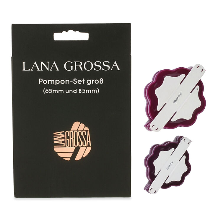 Lana Grossa Tupsulaitesetti - isot tupsut
