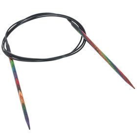 Lana Grossa Pyöröpuikot Design-puu Multicolor 3,25mm/100cm