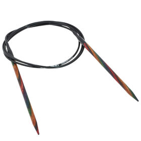 Lana Grossa Pyöröpuikot Design-puu Multicolor 4,0mm/100cm