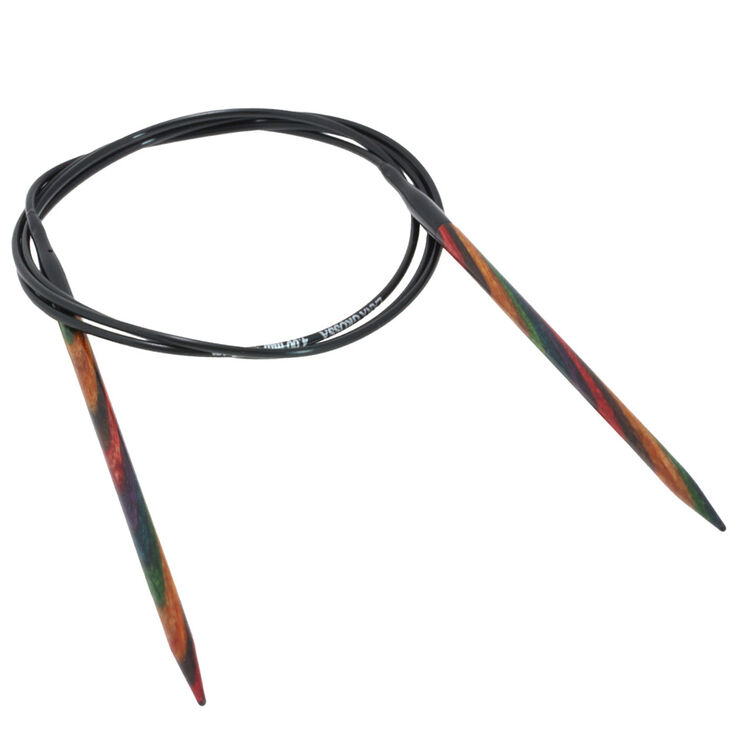 Lana Grossa Pyöröpuikot Design-puu Multicolor 4,0mm/100cm