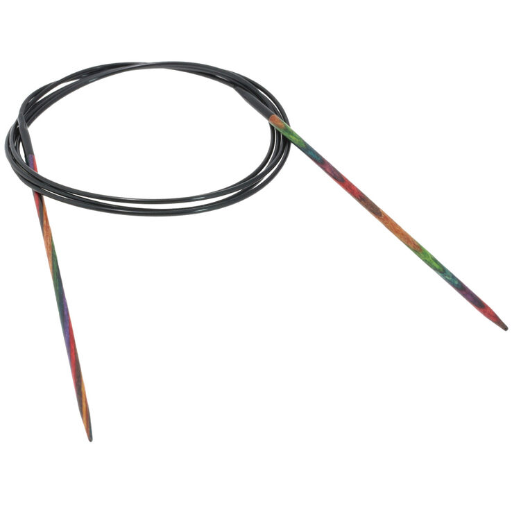 Lana Grossa Pyöröpuikot Design-puu Multicolor 2,5mm/120cm