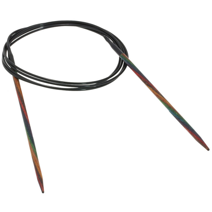 Lana Grossa Pyöröpuikot Design-puu Multicolor 3,0mm/120cm