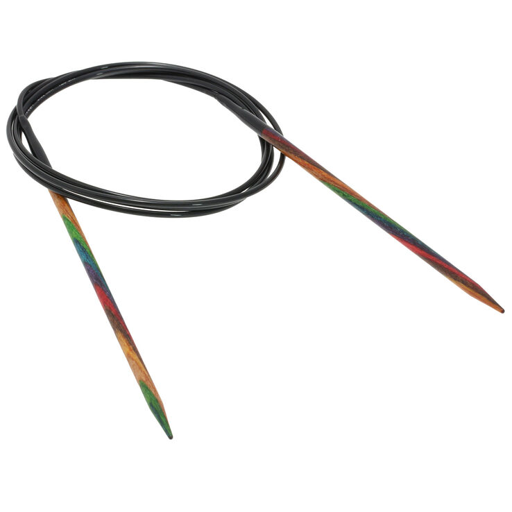 Lana Grossa Pyöröpuikot Design-puu Multicolor 3,5mm/120cm
