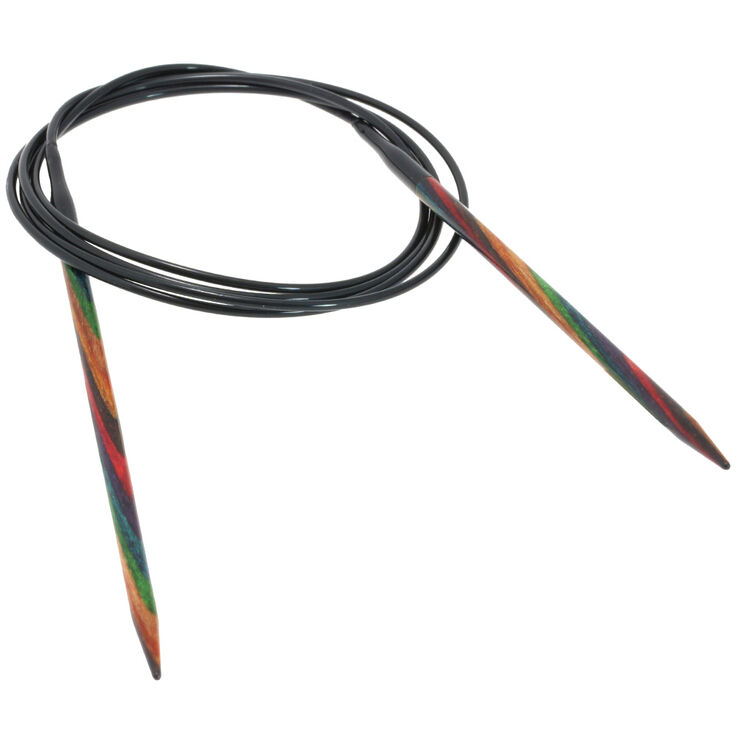 Lana Grossa Pyöröpuikot Design-puu Multicolor 4,5mm/120cm