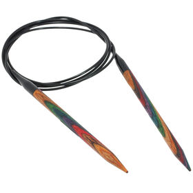 Lana Grossa Pyöröpuikot Design-puu Multicolor 6,5mm/120cm