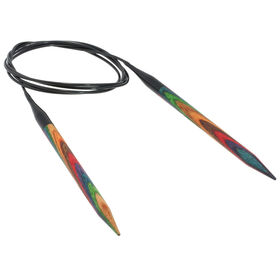 Lana Grossa Pyöröpuikot Design-puu Multicolor 8,0mm/120cm