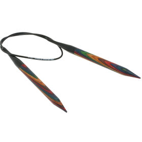 Lana Grossa Pyöröpuikot Design-puu Multicolor 10,0mm/60cm