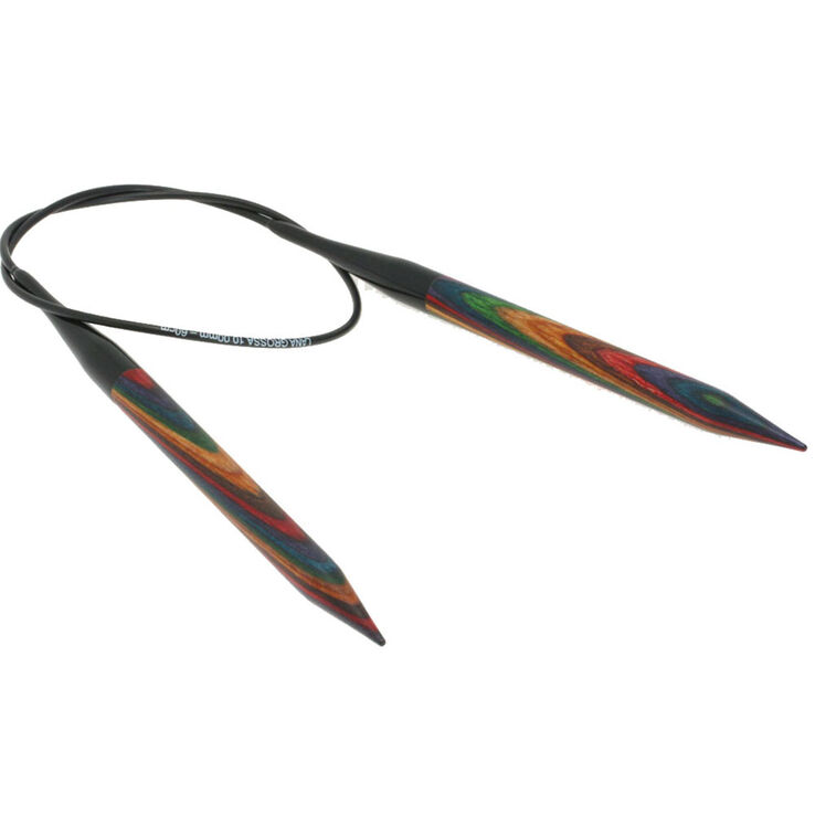 Lana Grossa Pyöröpuikot Design-puu Color 10,0mm/60cm