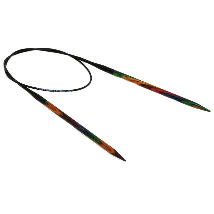 Lana Grossa Pyöröpuikot Design-puu Multicolor 5,0mm/60cm