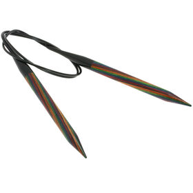 Lana Grossa Pyöröpuikot Design-puu Multicolor 10,0mm/80cm