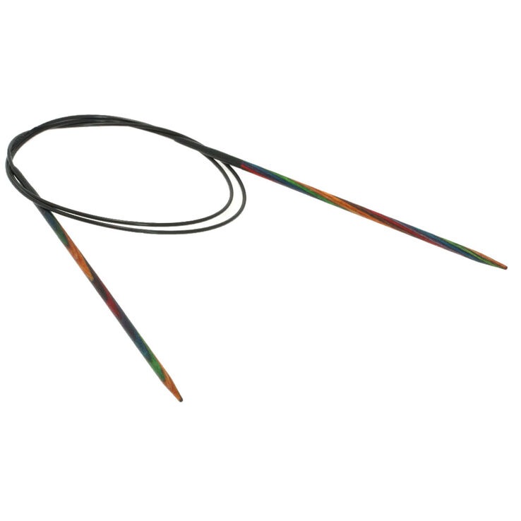 Lana Grossa Pyöröpuikot Design-puu Multicolor 3,25mm/80cm