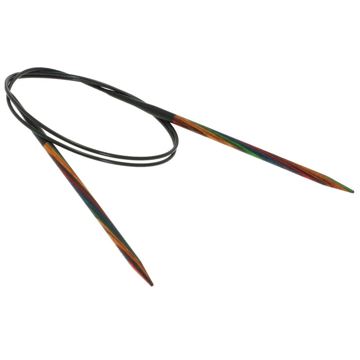 Lana Grossa Pyöröpuikot Design-puu Multicolor 4,5mm/80cm