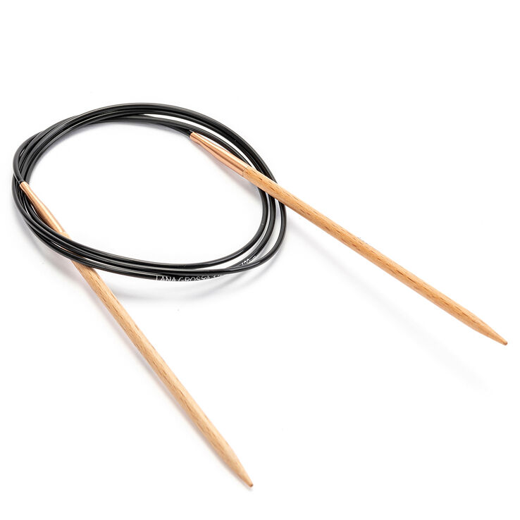 Lana Grossa Pyöröpuikot pyökki 4,0mm/100cm