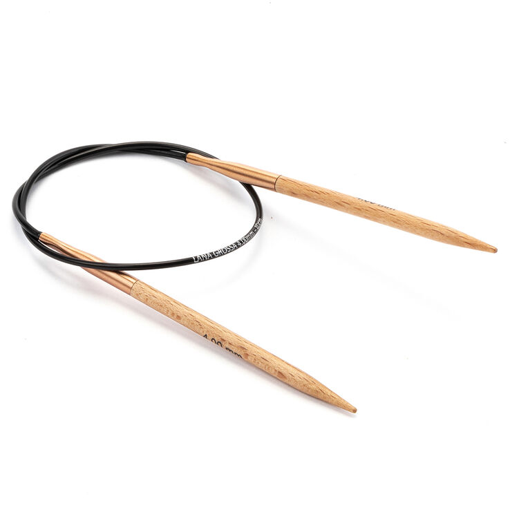 Lana Grossa Pyöröpuikot pyökki 4,0mm/40cm