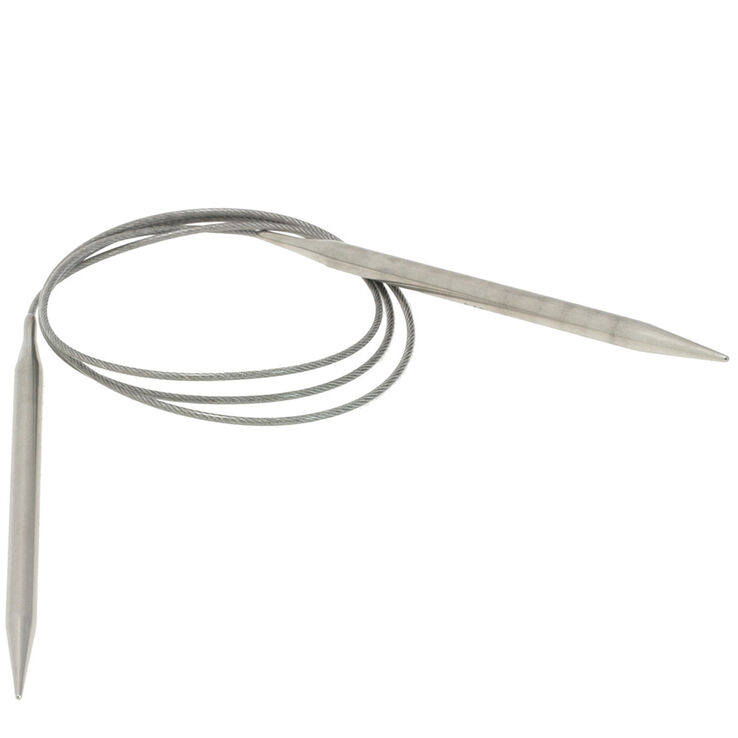 Lana Grossa Pyöröpuikko ruostumaton teräs 6,0mm/100cm
