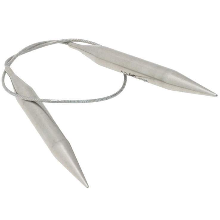Lana Grossa Pyöröpuikko ruostumaton teräs 10,0mm/40cm