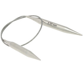 Lana Grossa Pyöröpuikko ruostumaton teräs 8,0mm/40cm