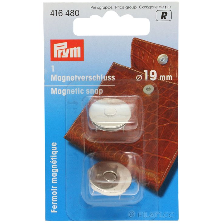 Magneettilukko 416480/19mm | 480-hopea