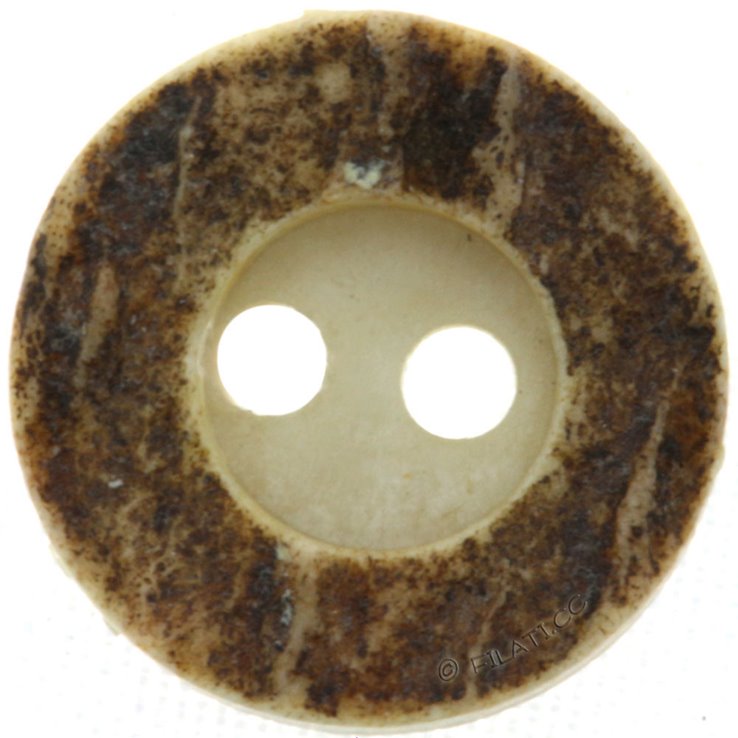 UNION KNOPF 25256/11mm | 22-tummanruskea