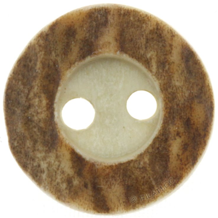 UNION KNOPF 25256/25mm | 22-tummanruskea