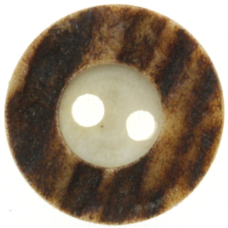 UNION KNOPF 25256/16mm | 22-tummanruskea
