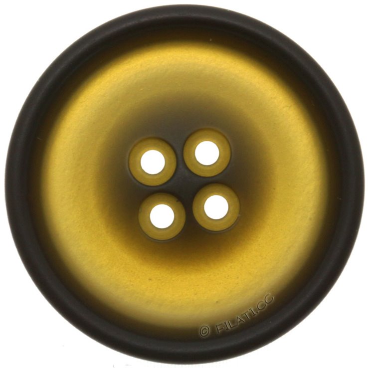 UNION KNOPF 451513/34mm | 78-kullankeltainen/tummanruskea