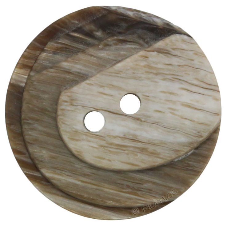 UNION KNOPF 45755/23mm | 20-ruskea