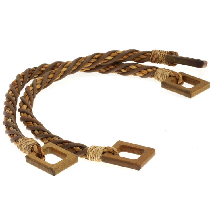 Laukunkahvat Madeleine 615108 | 108-vaalea/keskiväli/tummanruskea