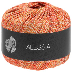 Lana Grossa ALESSIA | 011-punainen/oranssi/ecru