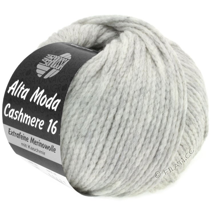 Lana Grossa ALTA MODA CASHMERE 16 | 01-vaaleanharmaa meleerattu