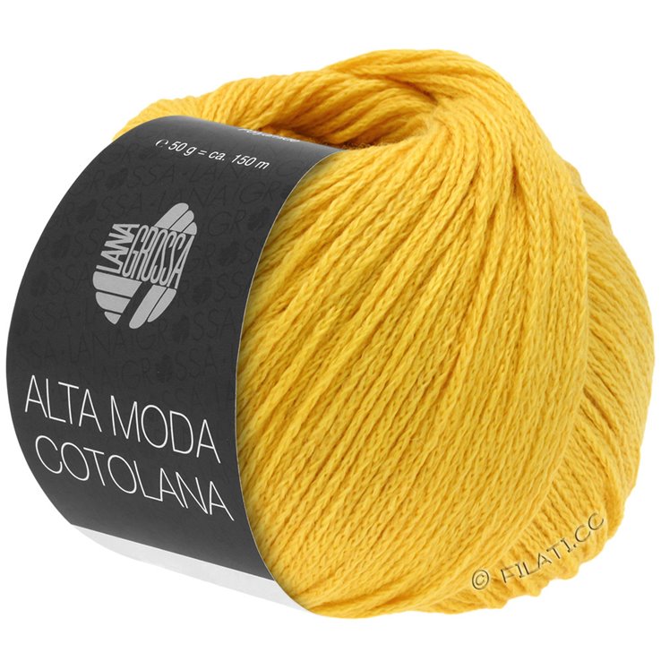 Lana Grossa ALTA MODA COTOLANA | 01-keltainen
