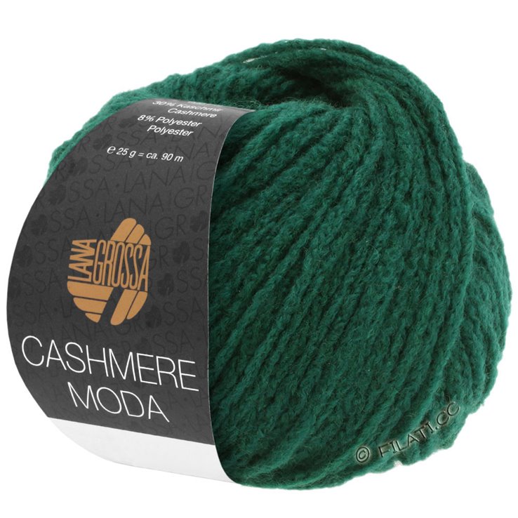 Lana Grossa CASHMERE MODA | 01-tummanvihreä