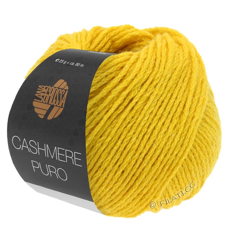 Lana Grossa CASHMERE PURO | 07-keltainen