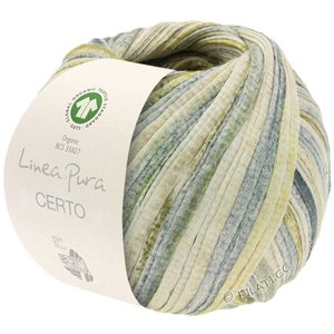 Lana Grossa CERTO Print (Linea Pura) | 110-vihreänkeltainen/luonto/oliivi/beige/harmaa