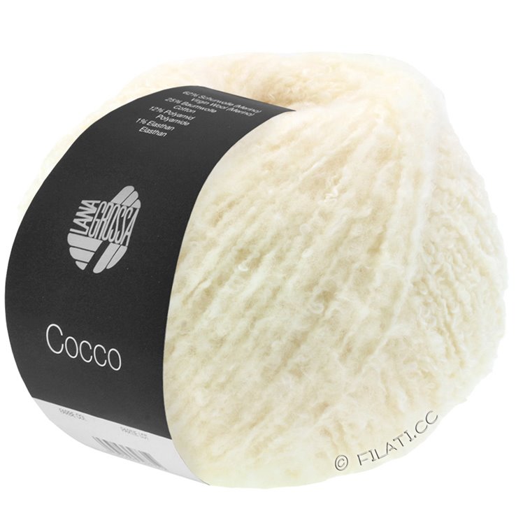 Lana Grossa COCCO | 01-luonnonvalkoinen