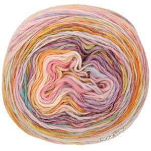 Lana Grossa COLORISSIMO 2 | 107-roosa/sireeni/oranssi/keltainen/mintunharmaa