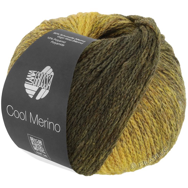 Lana Grossa COOL MERINO Dégradé | 301-tumma oliivi/vaalea oliivi/sammalenvihreä