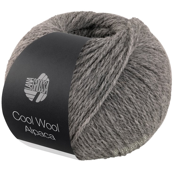 Lana Grossa COOL WOOL Alpaca | 06-tummanharmaa