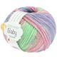 Lana Grossa COOL WOOL Baby Dégradé | 518-roosa/vanharoosa/vaaleanvihreä/sireeni/vaaleansininen