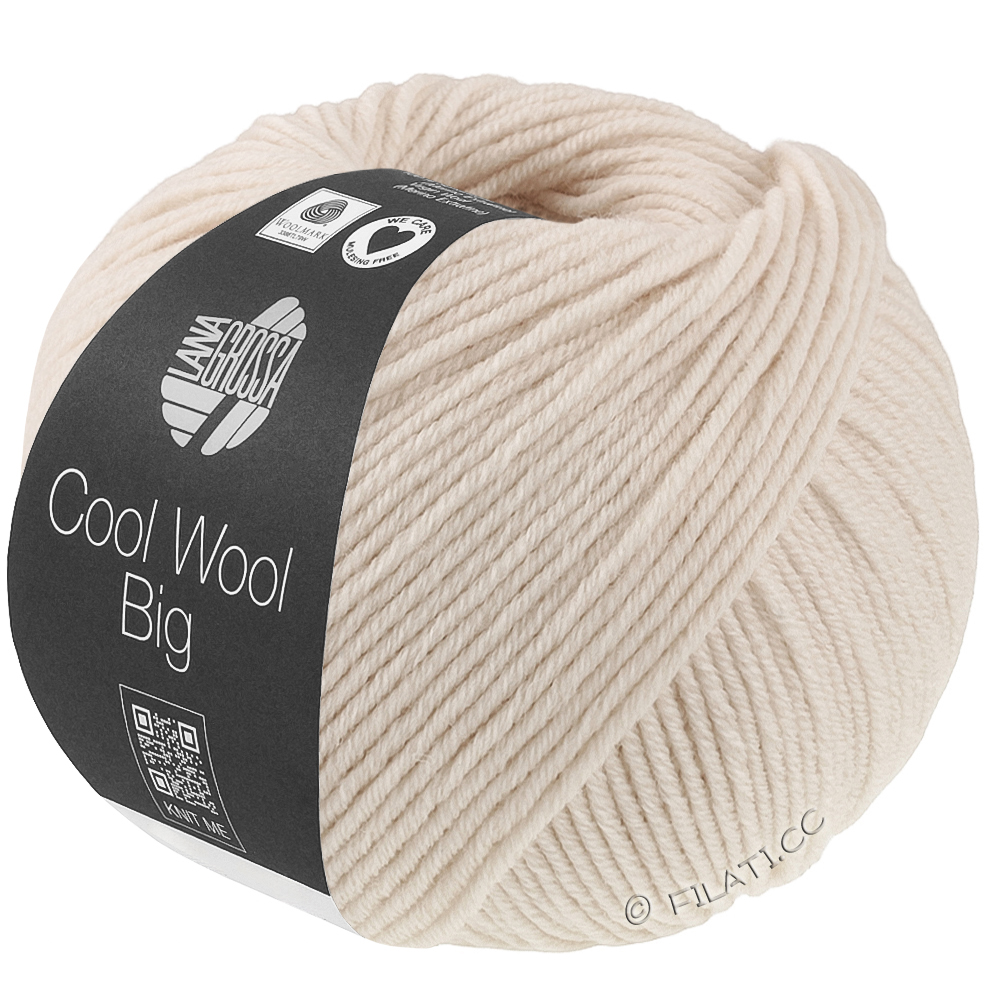 Lana Grossa COOL WOOL Big  Uni/Melange | 1046-kerma