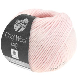 Lana Grossa COOL WOOL Big  Uni/Melange | 0605-pehmeä roosa