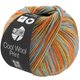 Lana Grossa COOL WOOL  Print | 834-oranssi/okra/nougat/merenvihreä/harmaansininen