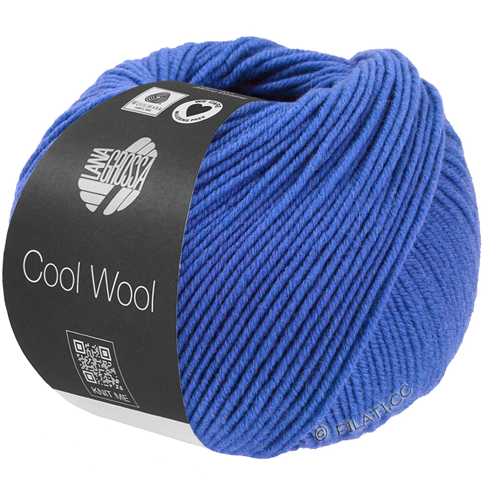 Lana Grossa COOL WOOL Mélange (We Care) | 1503-sininen meleerattu