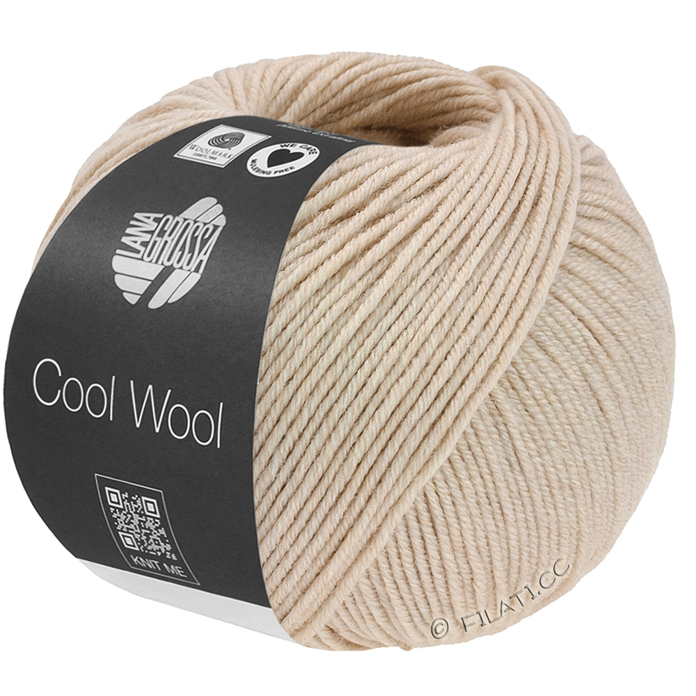Lana Grossa COOL WOOL Mélange (We Care) | 1507-beige meleerattu